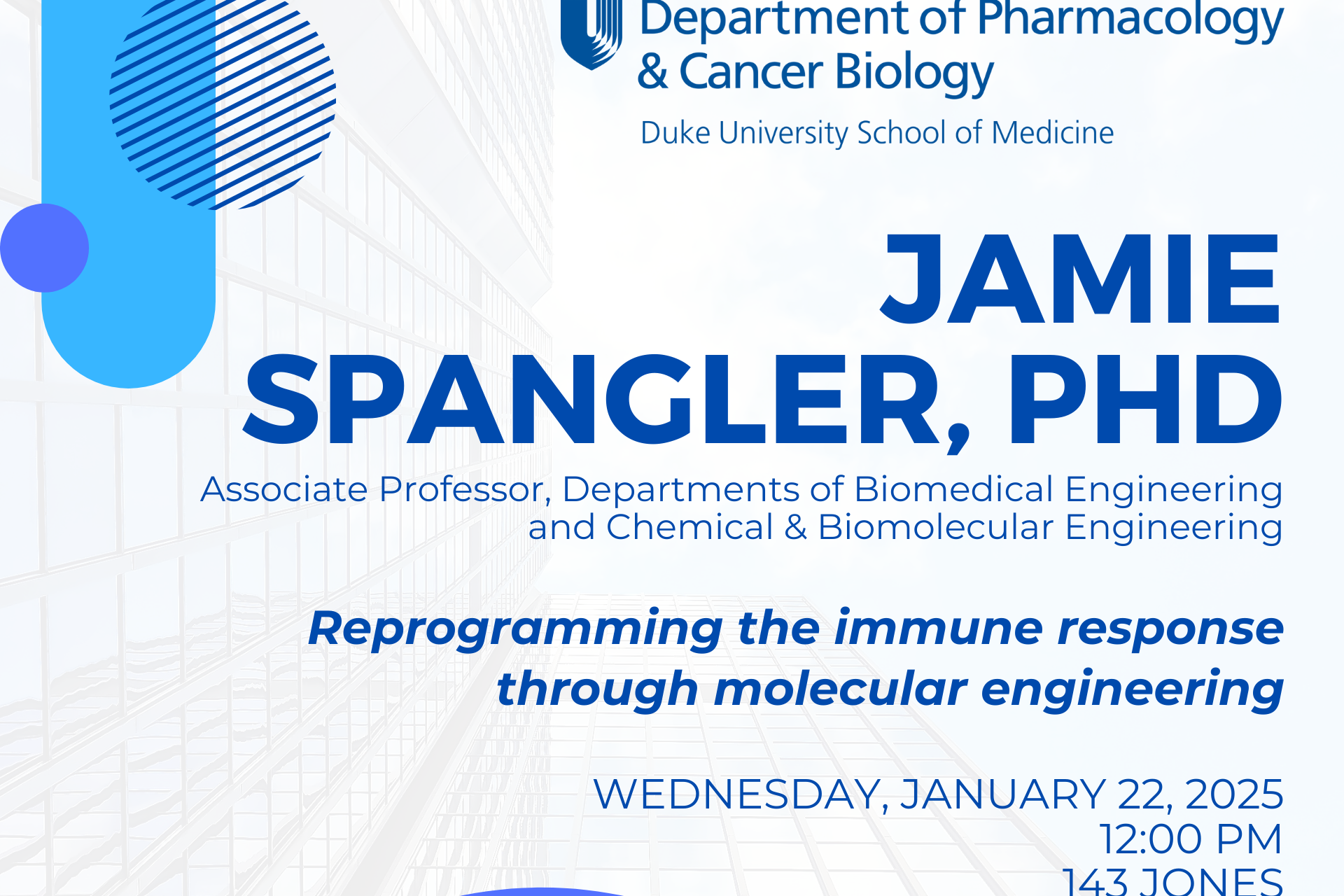 Jamie Spangler, PhD 012225 flyer